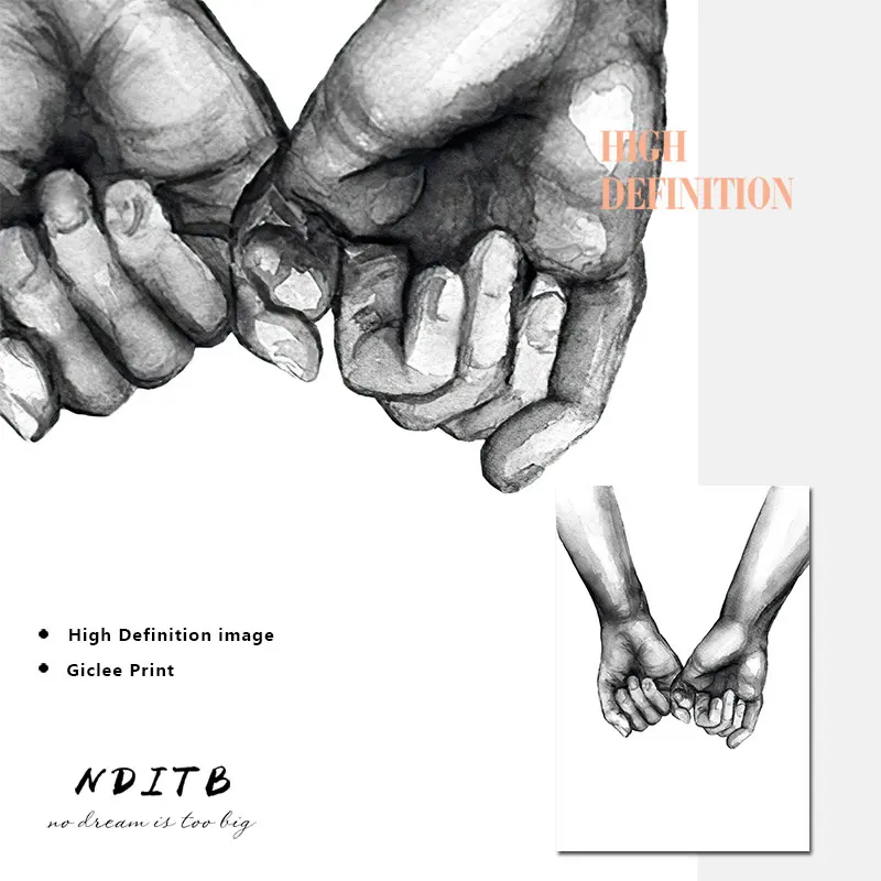 Абстрактная Картина на холсте винтажный черный белый постер скандинавский