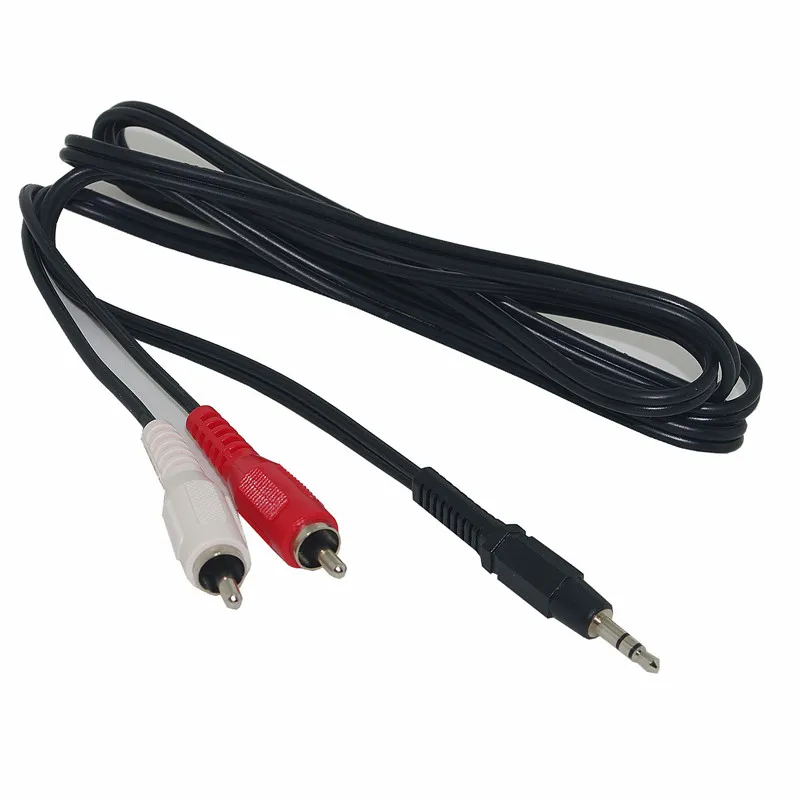 Кабель RCA HiFi стерео аудиокабель 2RCA на 3 5 мм AUX разъем Y образный сплиттер для