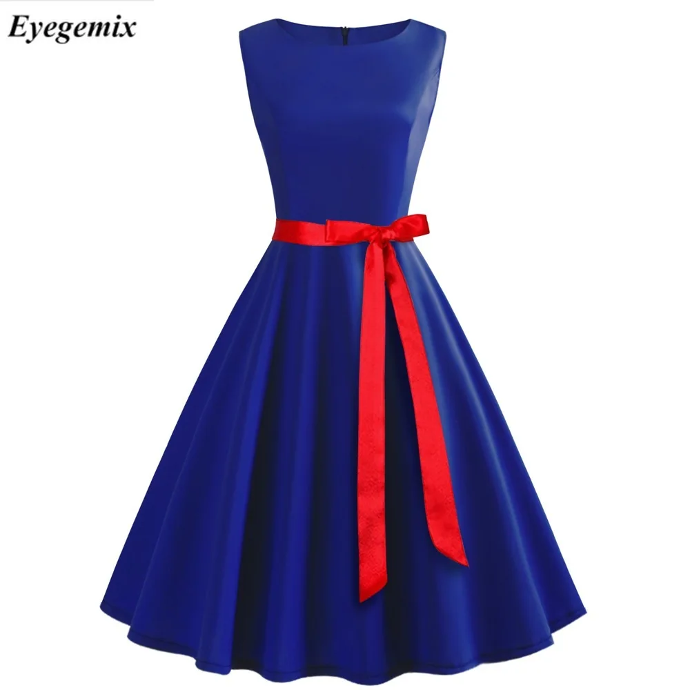 Женское винтажное платье миди без рукавов розовое с пышной юбкой в стиле