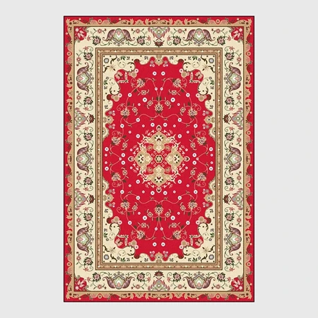 Carpet2 Персидский стиль гостиная большие ковры классический турецкий цветочный узор области ковер домашний декор журнальный столик для учебы нескользящий коврик - Цвет: Carpet2