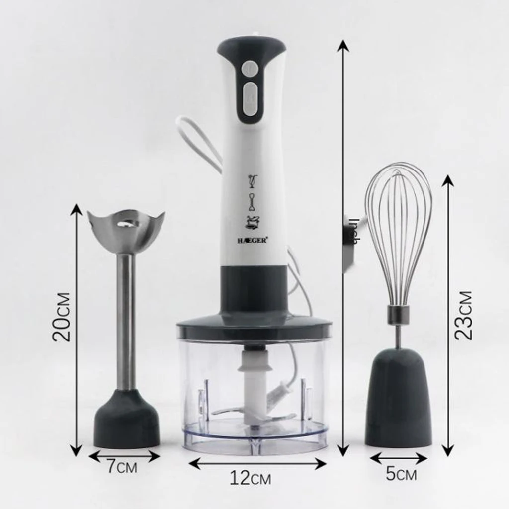 

Hand Stick Blender Mixer Vegetable Chopper Whisk