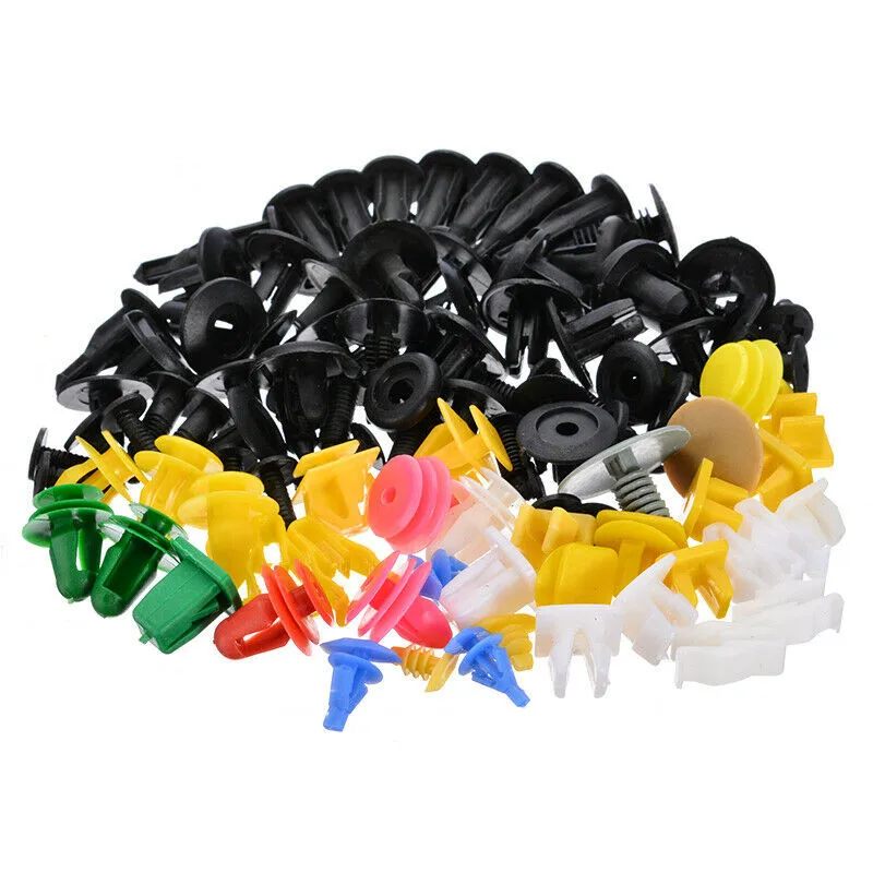 

Trim Car Universal Clip 100pcs Accessories Bumper Kit Panel Pin Plastic