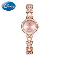 minnie beautiful girl bracelet wrist watches fashion women stainless steel luxury brand clock female casual rose gold time gift