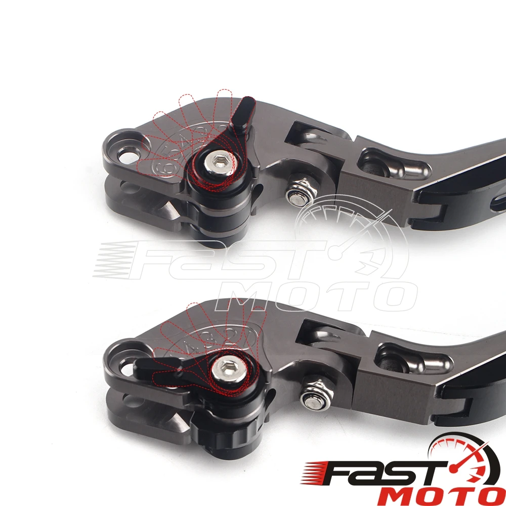 Золотой рычаг тормозной муфты для Guzzi Bobber Roamer Sport Racer V7 690 Duke Dragster YZF R6 ZX10R выдвижной