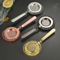 stainless steel anti slip bar strainer polished detachable ice wine filter indoor household professional bartending tools