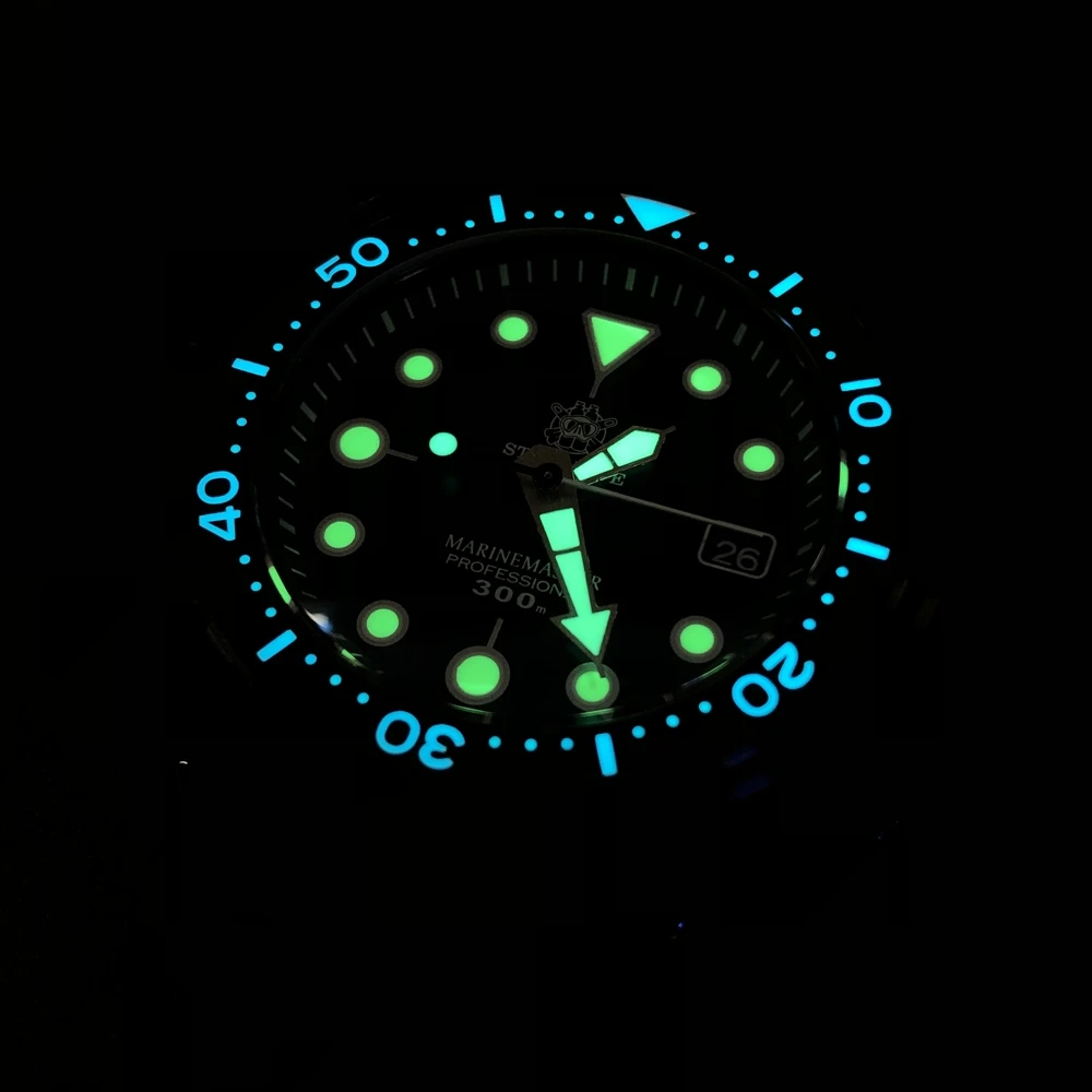 Часы мужские механические стальные с керамической рамкой 300 м - купить по