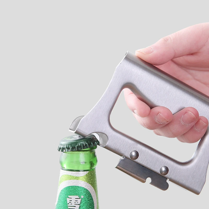 

Многофункциональный консервный нож из нержавеющей стали для пива, приготовление обеда, мяса, напитков, кухонные аксессуары, упаковка консе...