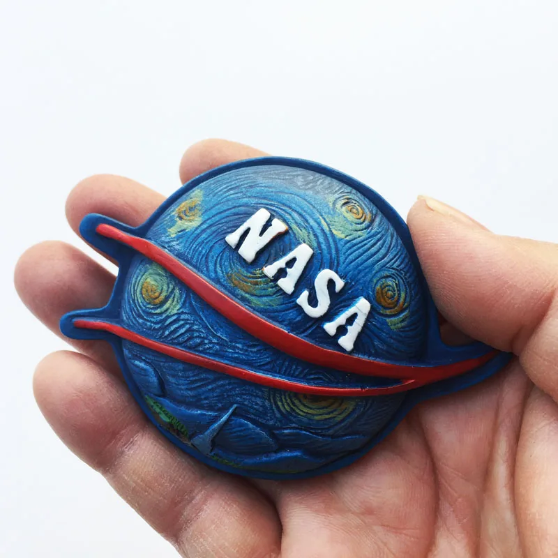 Магнитная наклейка на холодильник с астронавтом НАСА домашний декор 3D резиновые