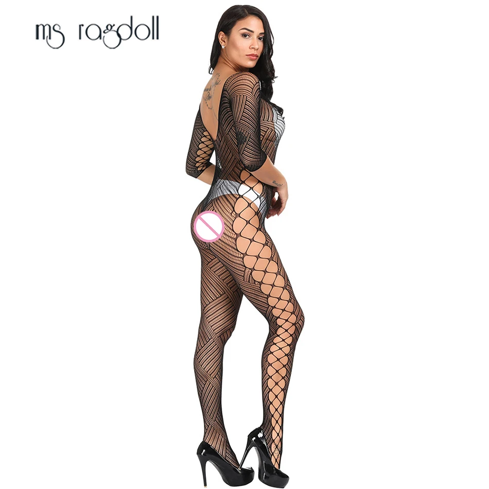 Соблазнительное нижнее белье Ms Ragdoll боди соблазнительное Эротическое с открытой