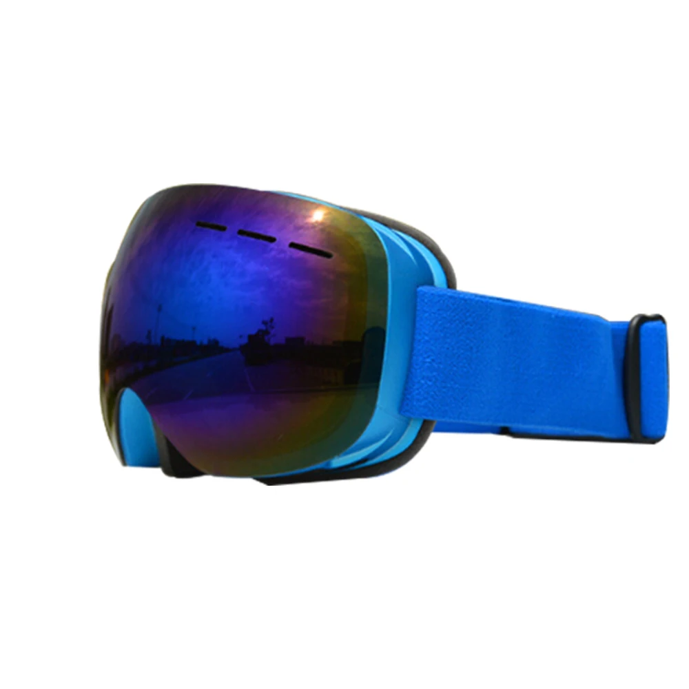 Blue Blue Лыжные очки двухслойные UV400 противотуманные очки для сноуборда для мужчин и женщин зимние лыжные маски Лыжные очки - Цвет: Blue Blue