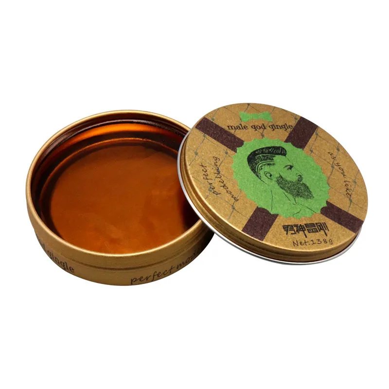 hair pomade Оригинальные пластилиновые помады для волос, матовый грязевой воск для волос, крепкий стиль, долговечный, крутой, унисекс, натуральный серый цвет волос, восковые продукты для укладки - Цвет: hair pomade