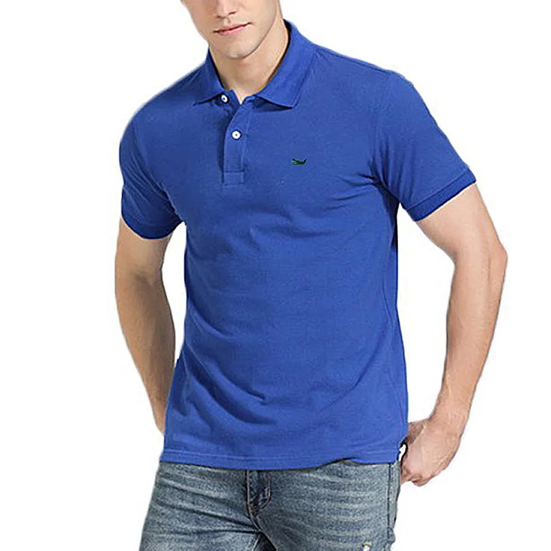 

Brand Man T-shirt Polos Cotton Polo Shirts For Men Business Casual Solid Colorpolo Men's Short Sleeve Top Tee 2022 High Quality