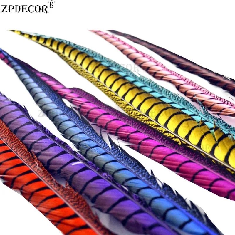 

ZPDECOR Wholesale 90-100cm 36-40 Inch Natural Lady Amherst Pheasant Feathers