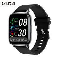 2021 smart watch men 1 69 inch full touch heart rate fitness tracker watches for women waterproof sports smartwatch android ios