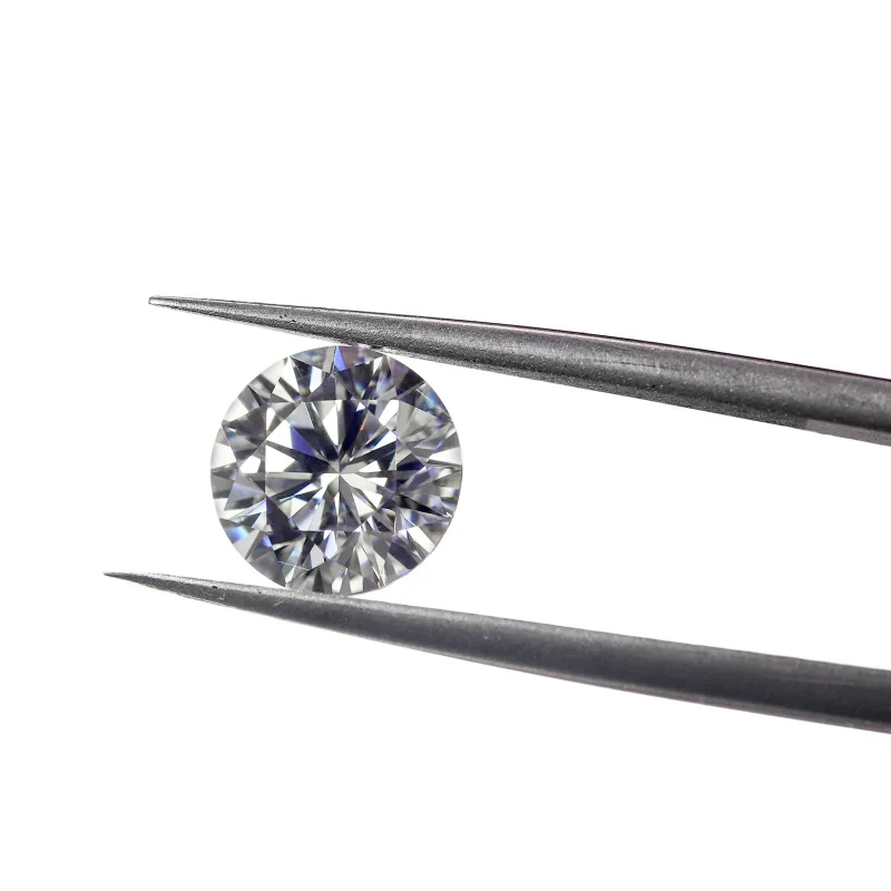 

Moissanite D Color 2ct Carat 8mm VVS1 Gra Certified Lab Diamond Loose Gemstones for Jewelry Wholesale Suppliers Original Gems