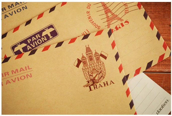 Винтажные коричневые конверты из крафт бумаги бумажные коричневого цвета 11x16 2 см