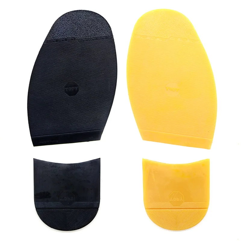 Anti Slip Outsoles Rubber Shoe Sole for Leather Business Shoes Repair Forefoot Pads Soles Bottoms Ground Grip Outsole Insert Pad