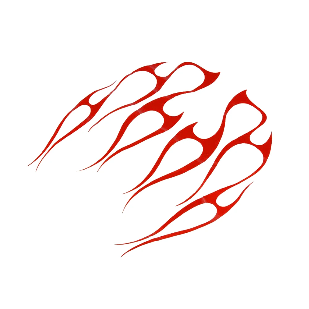 Универсальные стикеры в виде красного пламени Переводные картинки для Honda Shadow VT750