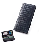 Новинка, мужской кошелек, модные роскошные мужские кошельки ручной работы из натуральной кожи, новинка 2020 года, кошельки из серии двойного сложения, 3 размера