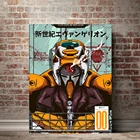 HD Печать неоновый постер GENESIS настенное искусство японское аниме Картина на холсте домашний декор для спальни модульные Мультяшные картины рамка