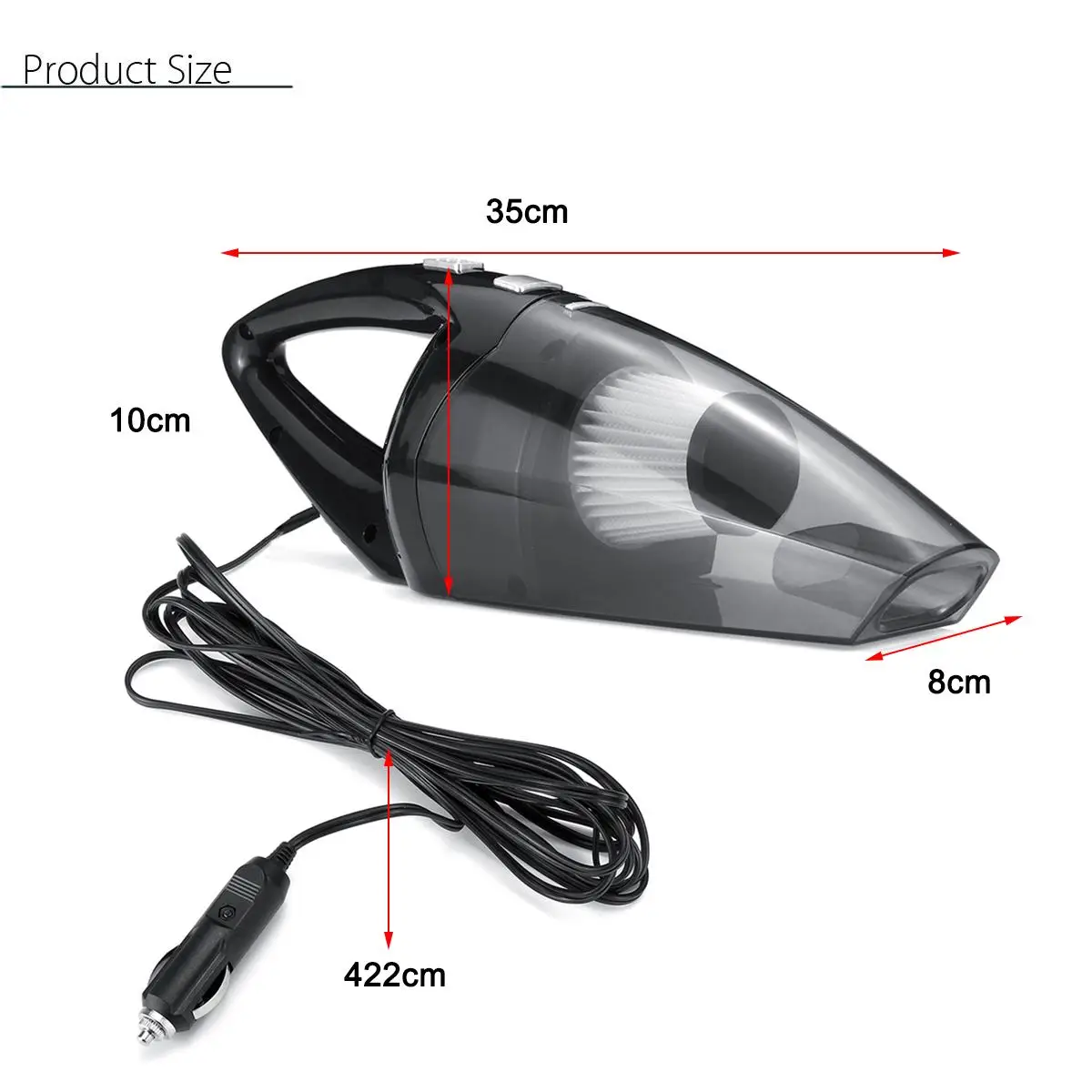 

120W 12V Car Vacuum Cleaner High Suction For Car Home Wet And Dry Dual-use Vacuum Cleaner Handheld Mini Car Vacuum Cleaner