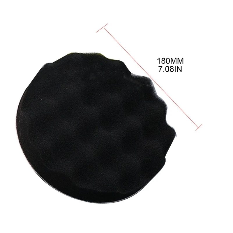 

Wave Car Wheel Sponge Foam Polishing Pad Car Cleaner Polishing Waxing Sponge for Protect Hand from Oil Dirt