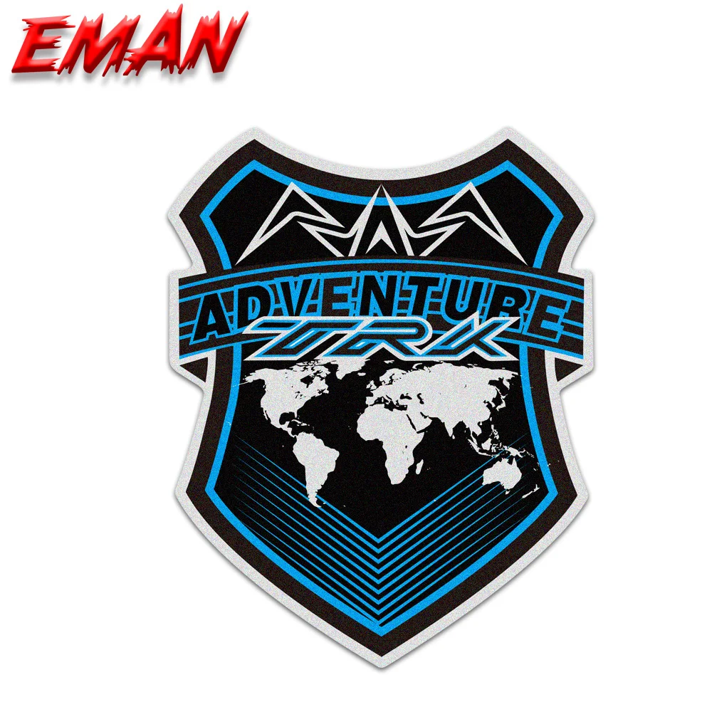

Universal Windshield Trunk Cases Stickers Tank Pad Decorative For Kawasaki Versys Benelli TRK BMW GS ADVENTURE ADV Reflective