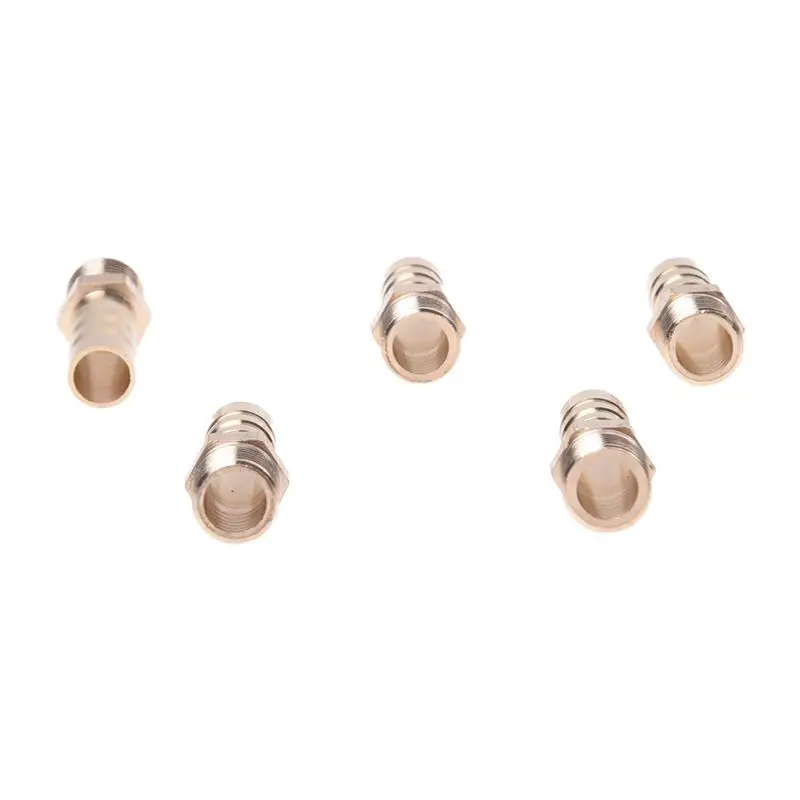 5 шт латунный 8 мм Воздушный газовый шланг штуцер 1/8 дюйма PT наружные резьбовые