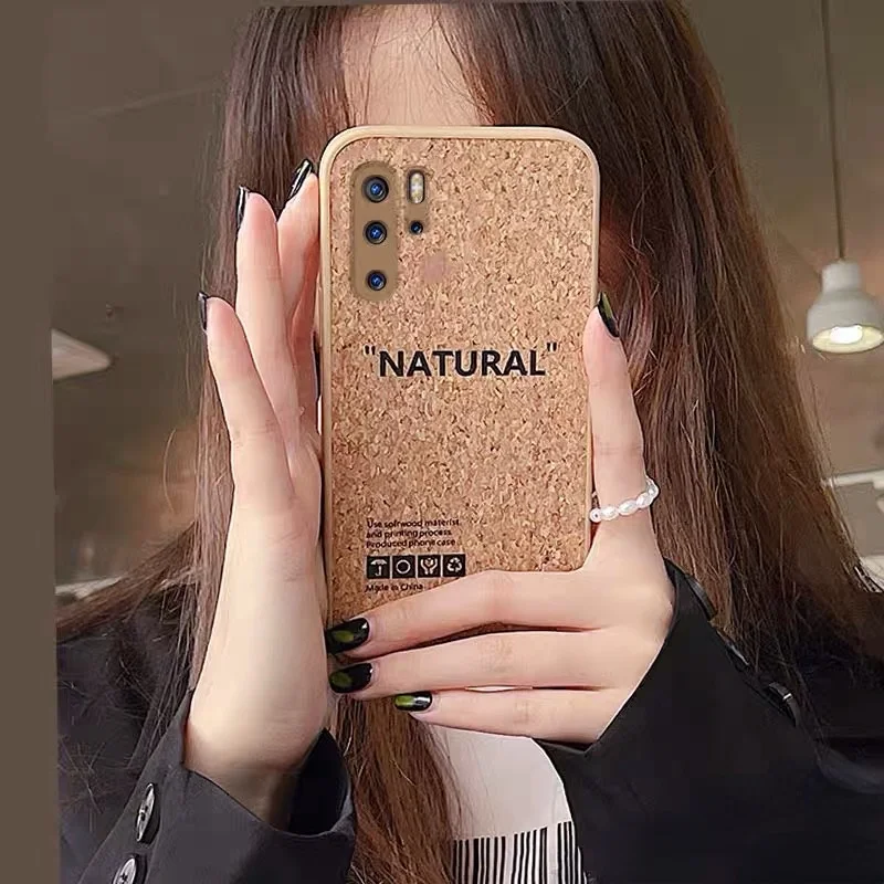 Ультратонкий Деревянный чехол с рассеиванием тепла для телефона Huawei P30 P40 P20 P50 Pro