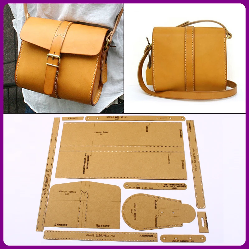 1 Набор одно плечо косые узоры крафт бумага рисунок сделай сам дизайн сумка для