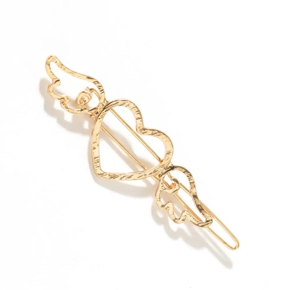 2 шт. для девочек с металлическим украшением в виде крыльев Ангела любящее сердце