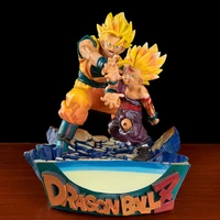 action dragon ball 17cm figure model son goku and gohan battle version father son classic scene collectible decoration gift toys