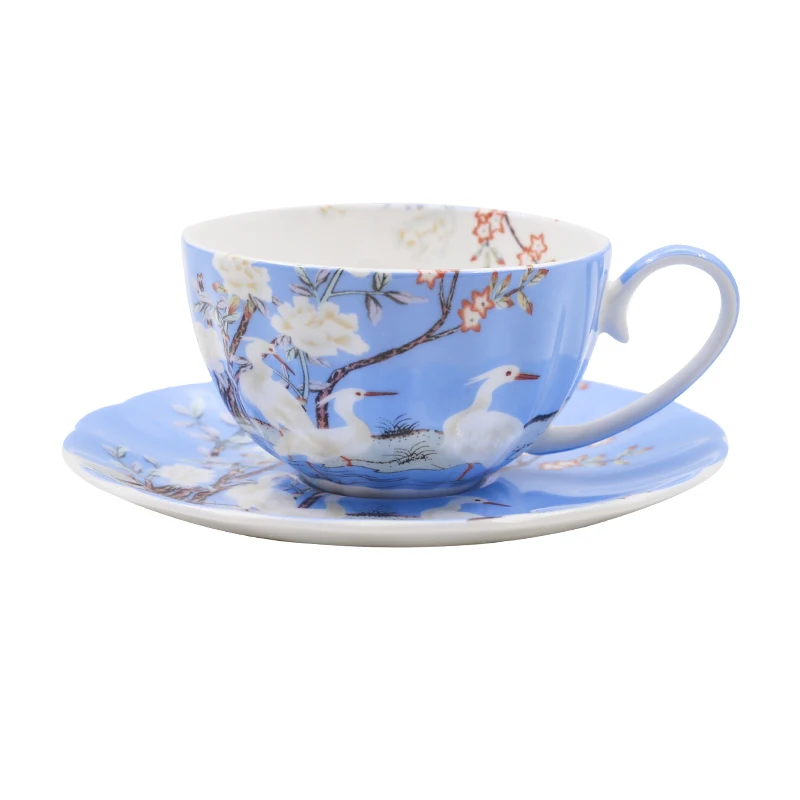 

Creative Simple Cups Saucer Set Pattern Art Dinner Reusable Camping Mug Coffee Cup Modern Gifts Canecas Kitchen Supplies DF50BD