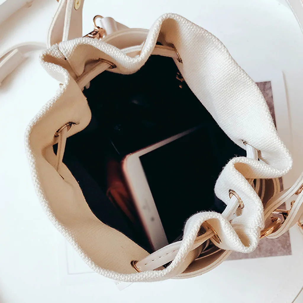 

Women's Fashion Hollow Out Shoulder Bag Multi-Function Bag Multi-Layer Cylindrical Bucket Handbag Humanized Design Apr 4