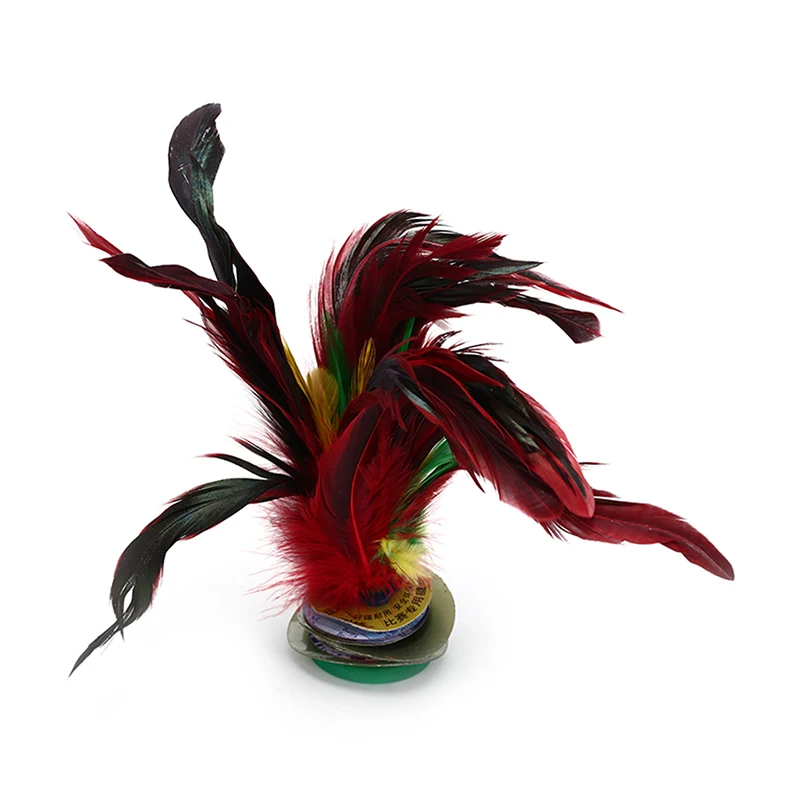 HOT 15cm Exercise Leg Muscle Strength And Body Flexibility Sport Kick Shuttlecock Chinese Traditional Sports Jianzi Toy Play | Спорт и