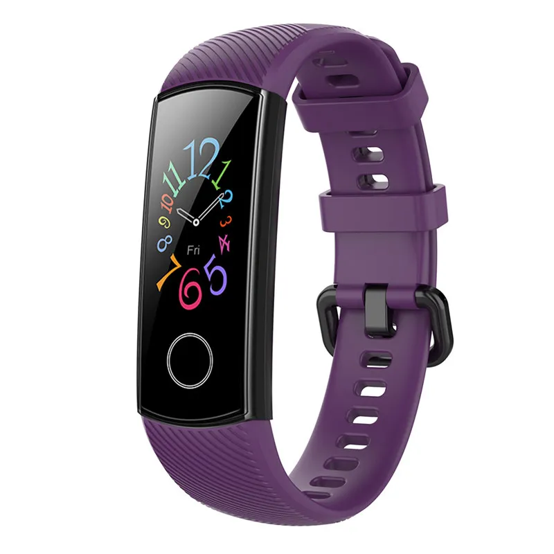 Силиконовый ремешок для huawei honor band 5, умный Браслет, ремешок на запястье для honor band 4, резиновый браслет, умные Сменные аксессуары
