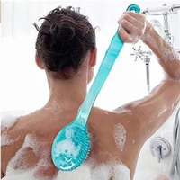 household bathroom bath brush long handle rubbing towel brush exfoliating scrub skin massager exfoliation shower sponge brush