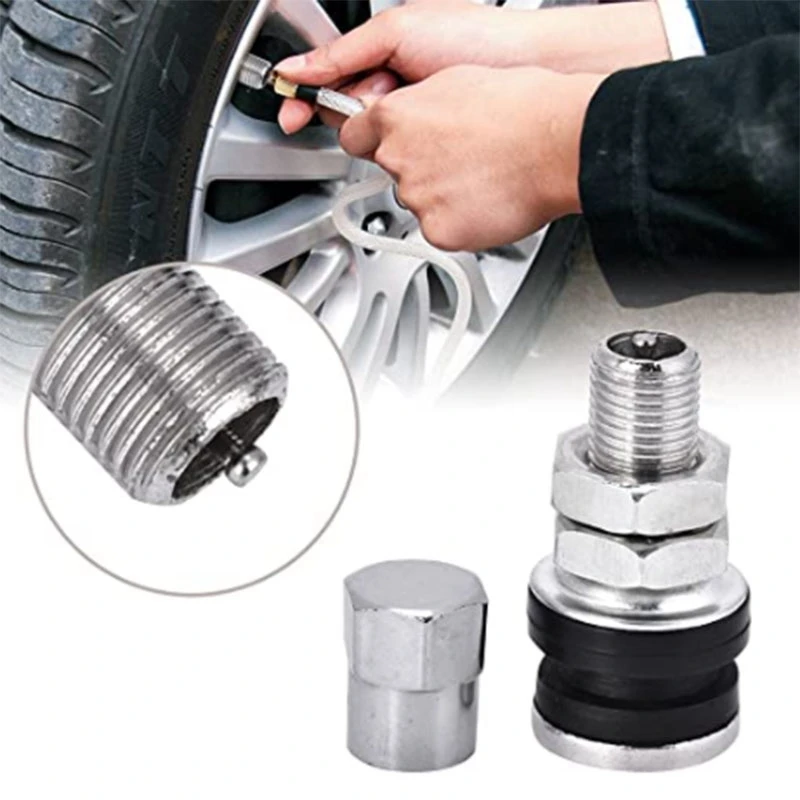 

Motorcycle Tubeless Tire Valve Electric Vehicle Tubeless Tire Valve Elbow Leak-Proof Tire Valve