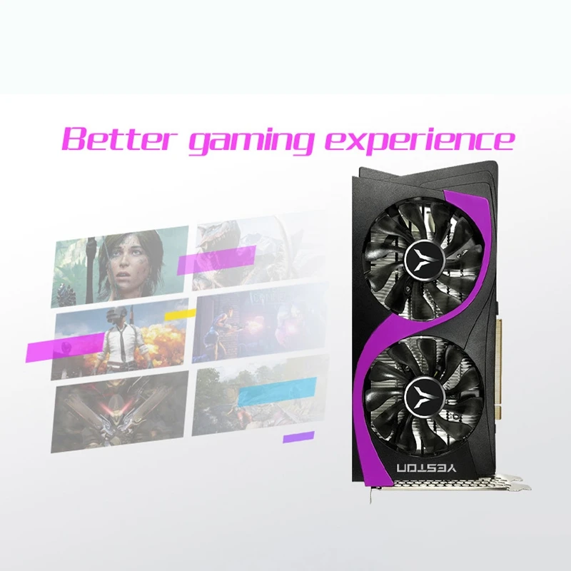 Yeston GTX1660 Super 6G D6 GB GDDR6 192 бит 1530 МГц/1785 МГц 12 нм игровая видеокарта ie|Видеокарты| |