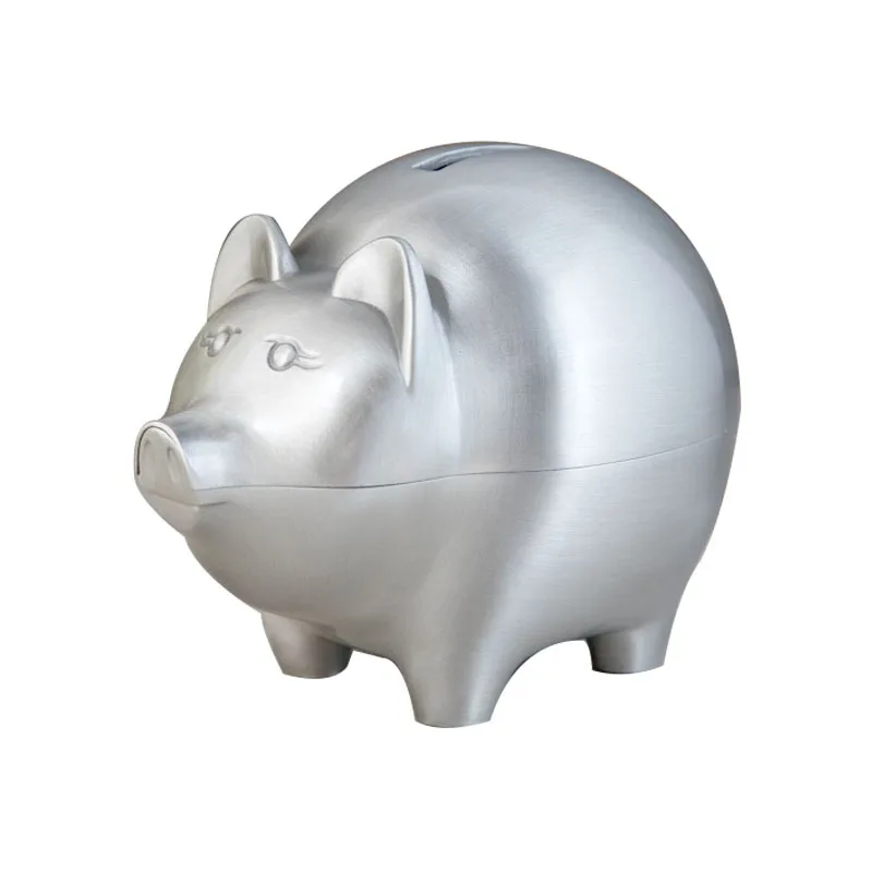 

Metal Zinc Alloy Pig Piggy Bank Cartoon Animal Money Bank For Kids Cute Piggy Bank For Home Decor Ornaments Coins Saving