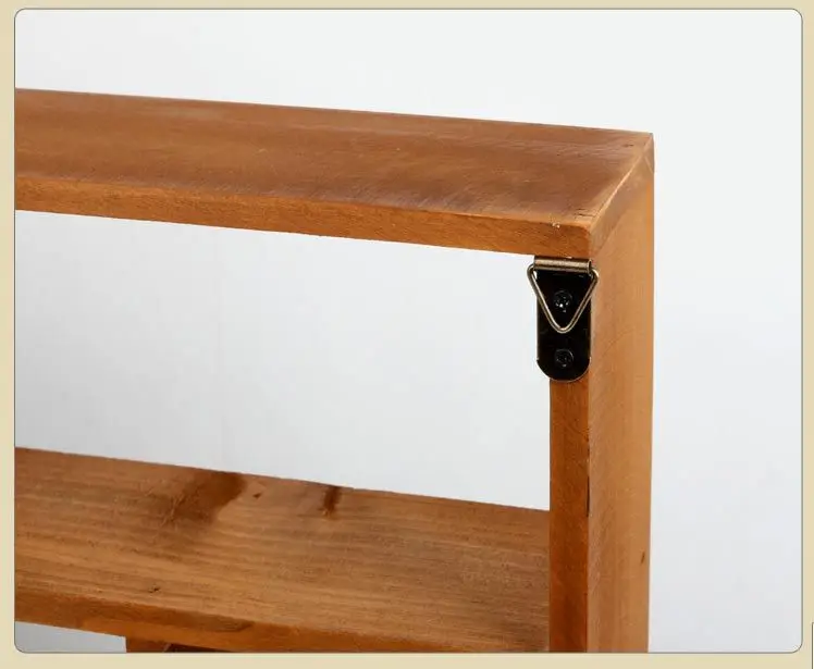 Деревянная полка трехслойный деревянный ящик для хранения Настольный стеллаж