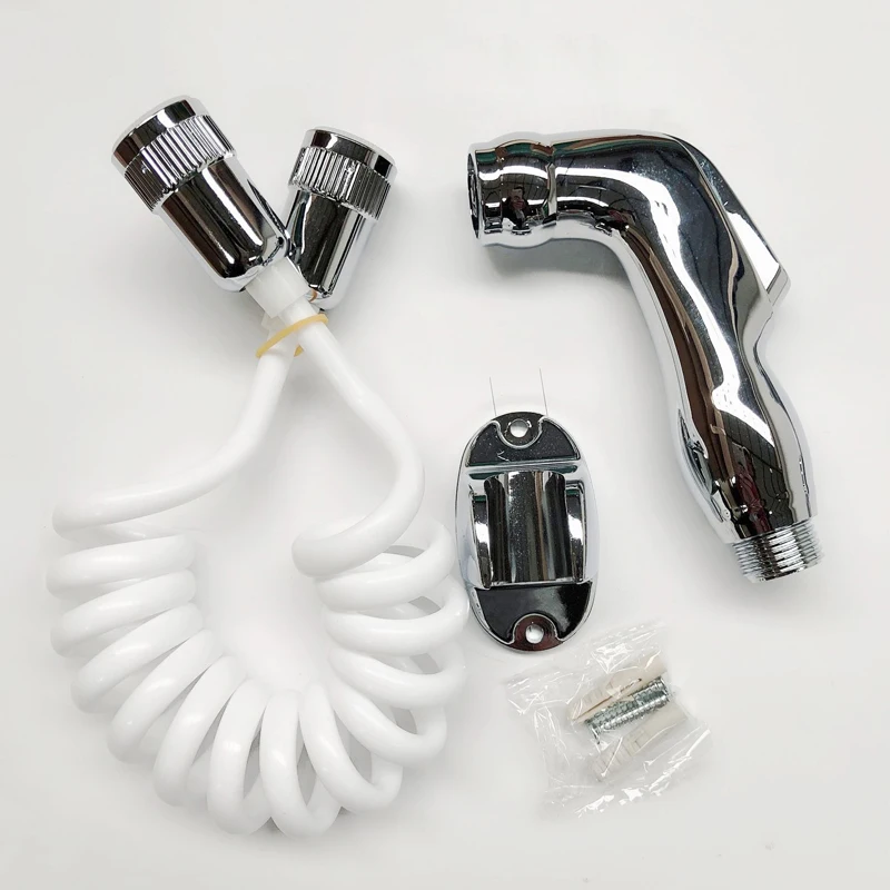 Toilet Bidet Sprayer Set Plastic Hand Held Portable Shattaf Bathroom Shower Head Self Cleaning | Обустройство дома