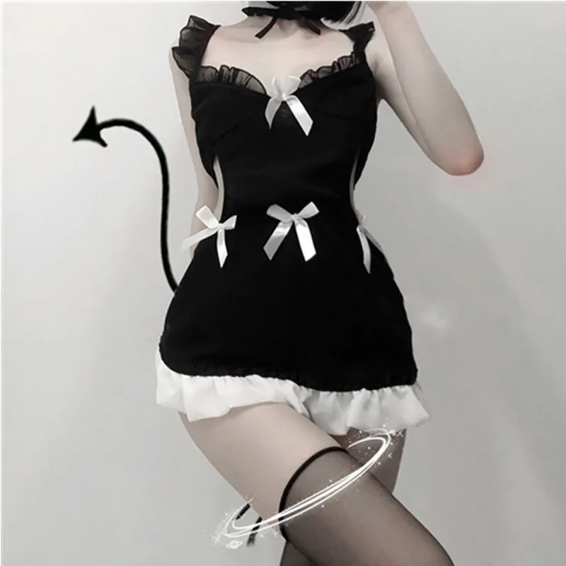 Cosplay Maid Sexy Lingerie Role Play Maid Uniform Erotic Porno Lace Classical Costumes Flirting Underwear Sex Outfits for Women new maid uniform costumes role play women cosplay sexy hot erotic see through mesh sexy underwear erotic costumes dress