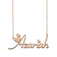 azariah name necklace custom name necklace for women girls best friends birthday wedding christmas mother days gift