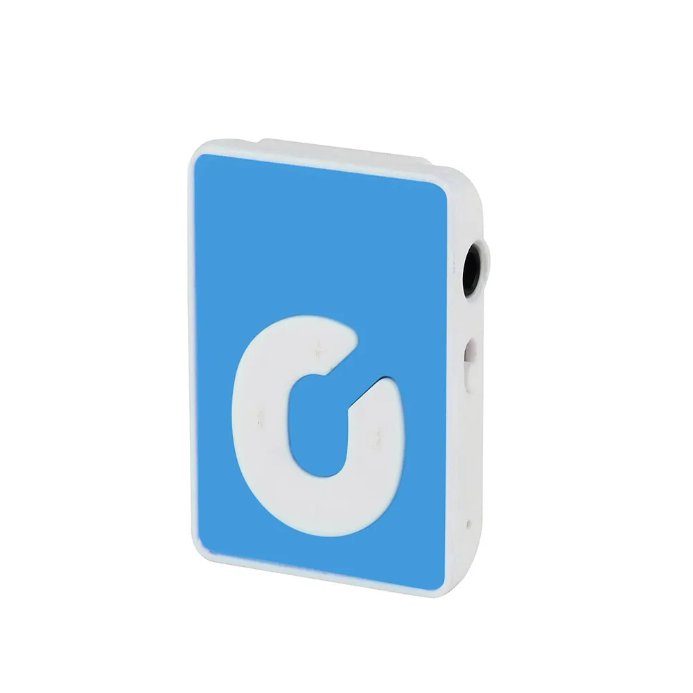 Клипса USB мини Mp3 музыкальный медиаплеер Поддержка 32 ГБ Micro TF карта и гарнитура