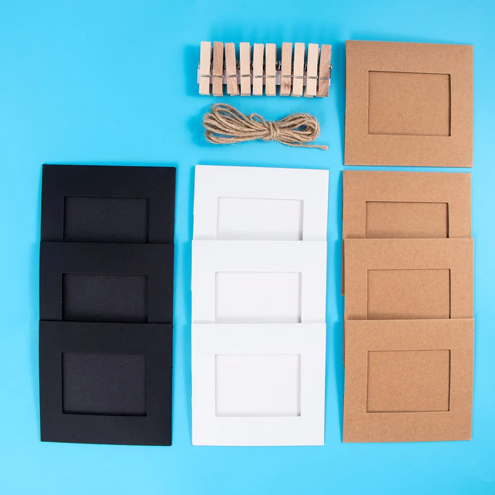 Настенная подвесная фоторамка Крафт Бумажная рамка дисплей картины