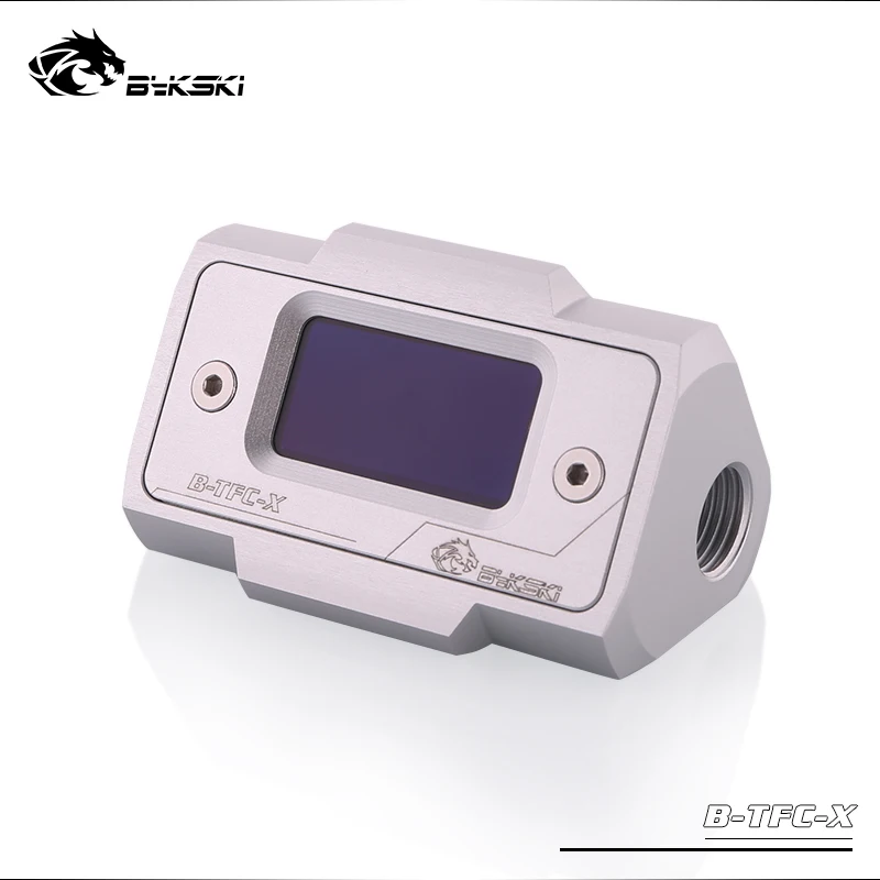 

Bykski PC water cooling digital Flow meter,Monitor flow rate in real time,Water cooler system alarm B-TFC-X