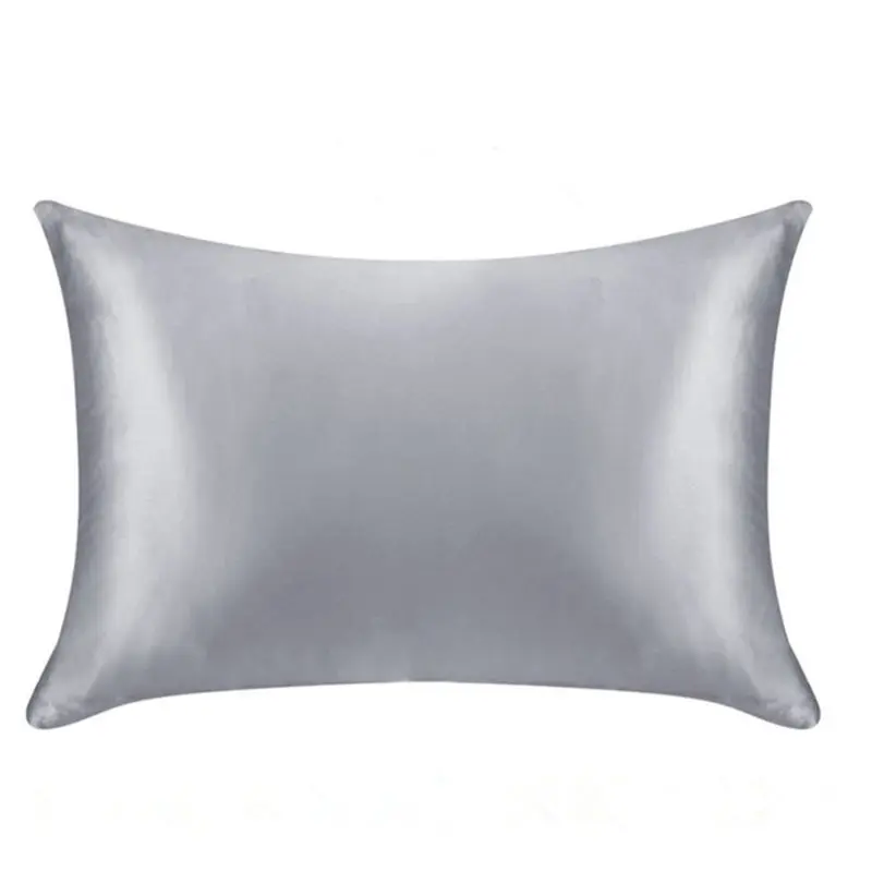 

Imitation Silk Satin Pillowcase Hair Skin Health Solid Color Bed Cushion Cover