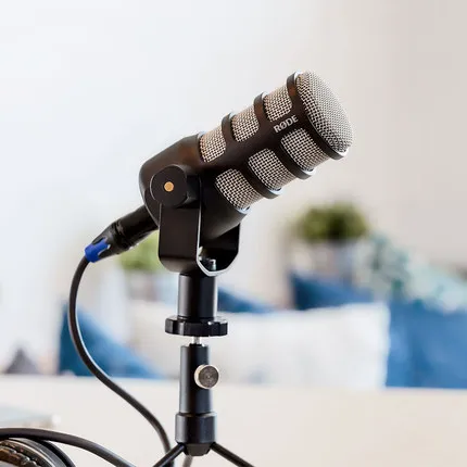 Конденсаторный микрофон RODE PodMic для ПК с регулируемым настольным микрофоном и