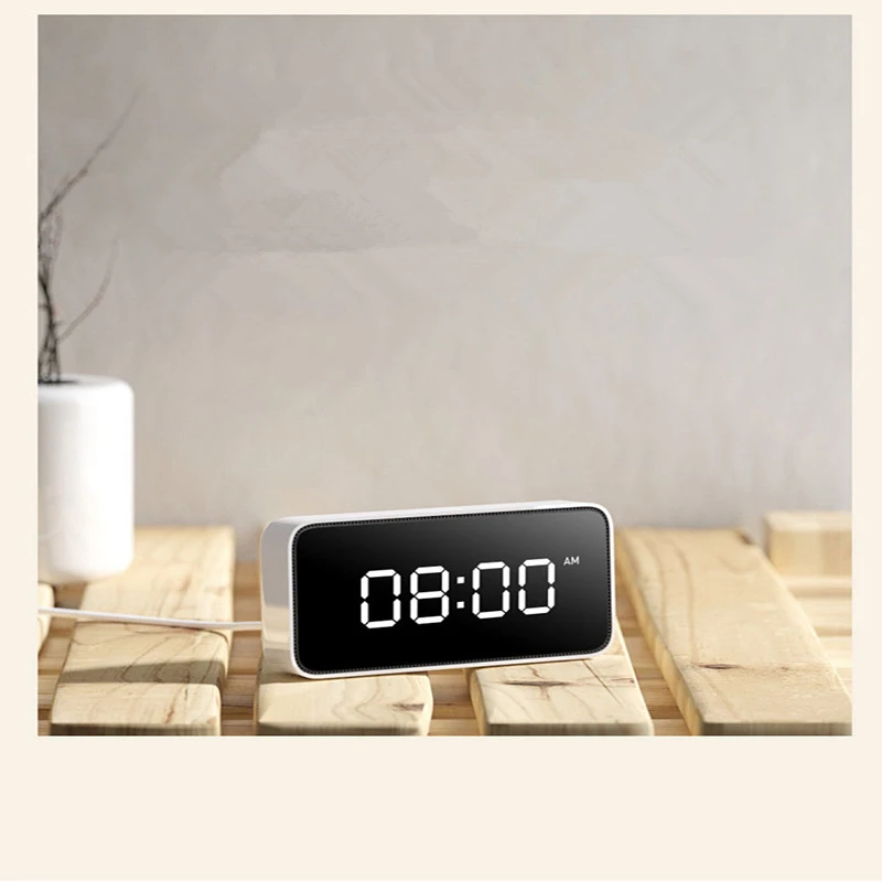 2018 Новый умный голос широковещательный сигнал тревоги часы ABS Настольный Dersktop